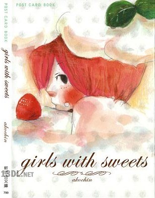 (画集) [Akochin] Girls with sweets 新風舎文庫 POST CARD BOOK