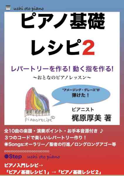 [梶原厚美] ピアノ基礎レシピ 1-2